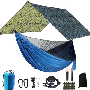 Hanging ?Chair Swing Camping Hammock, Rainfly Travel Hammock, Net Hammock, Tent, Outdoor Hiking Backpack, Travel Camping Accessories Hammock