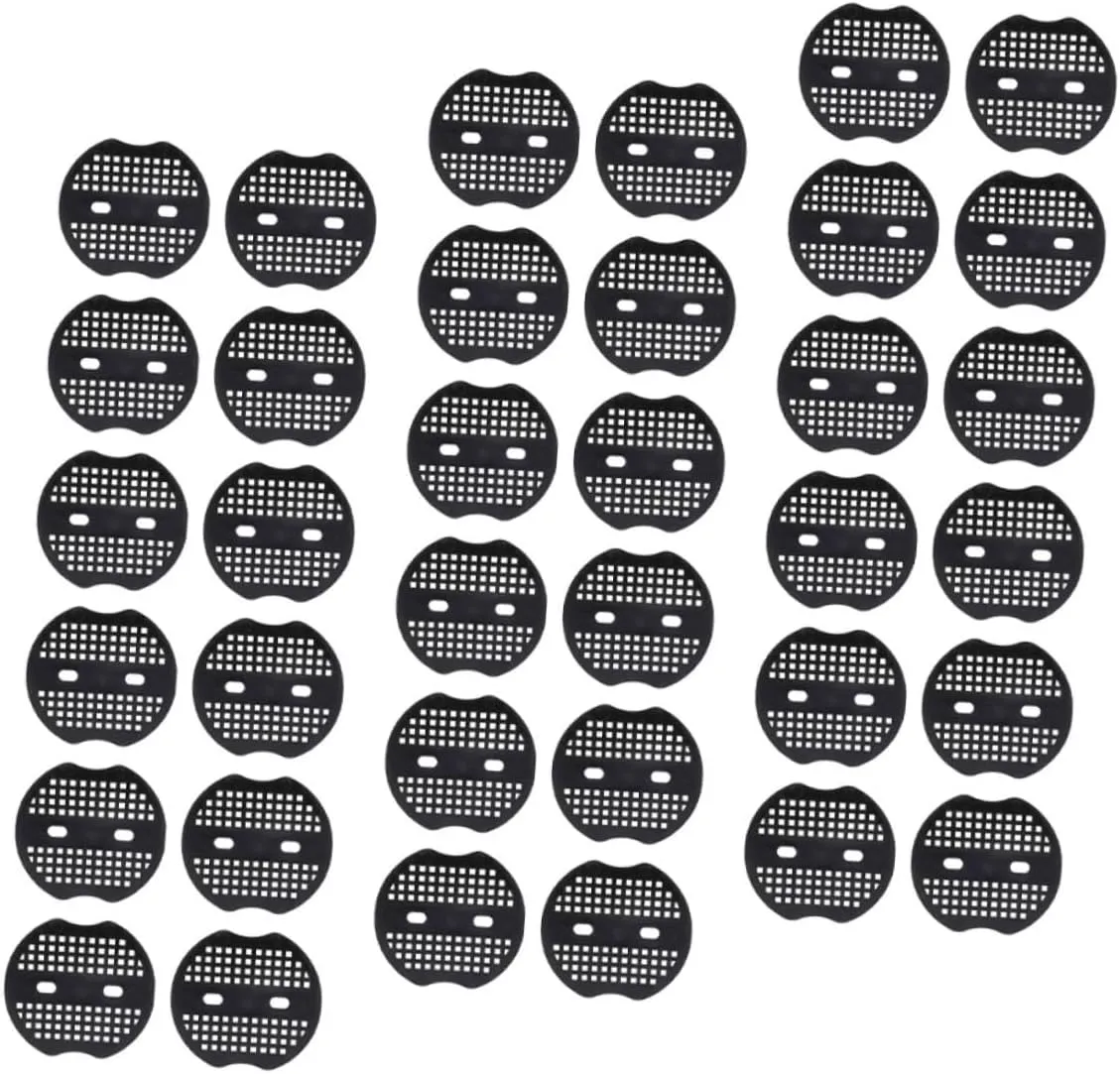 Happyyami 50Pcs U Shaped Ground Nail Gaskets for Gardening Durable Plastic Stakes for Securing Tents Tarps Landscape Fabrics and More Lightweight and Portable Fixing Tools