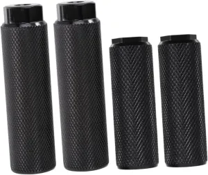 Happyyami Aluminum Alloy Bike Pegs Portable Foot Pegs for Comfort Rear Footrests for Mountain Biking