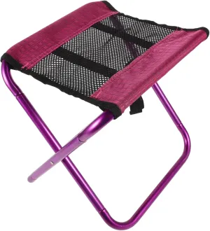 Happyyami Camping Stool Portable Outdoor Lightweight Oxford Fabric Metal Easy Fold