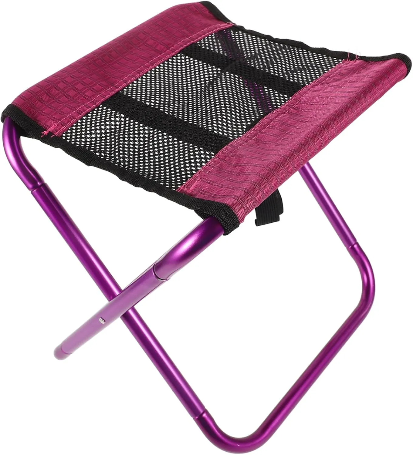 Happyyami Camping Stool Portable Outdoor Lightweight Oxford Fabric Metal Easy Fold