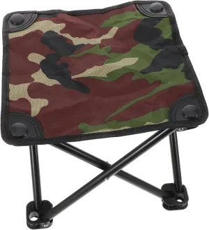 Happyyami Folding Lawn Chairs for Adults Field Stool Camping Stool Pad Robust Small Folding Chairs for Hunting