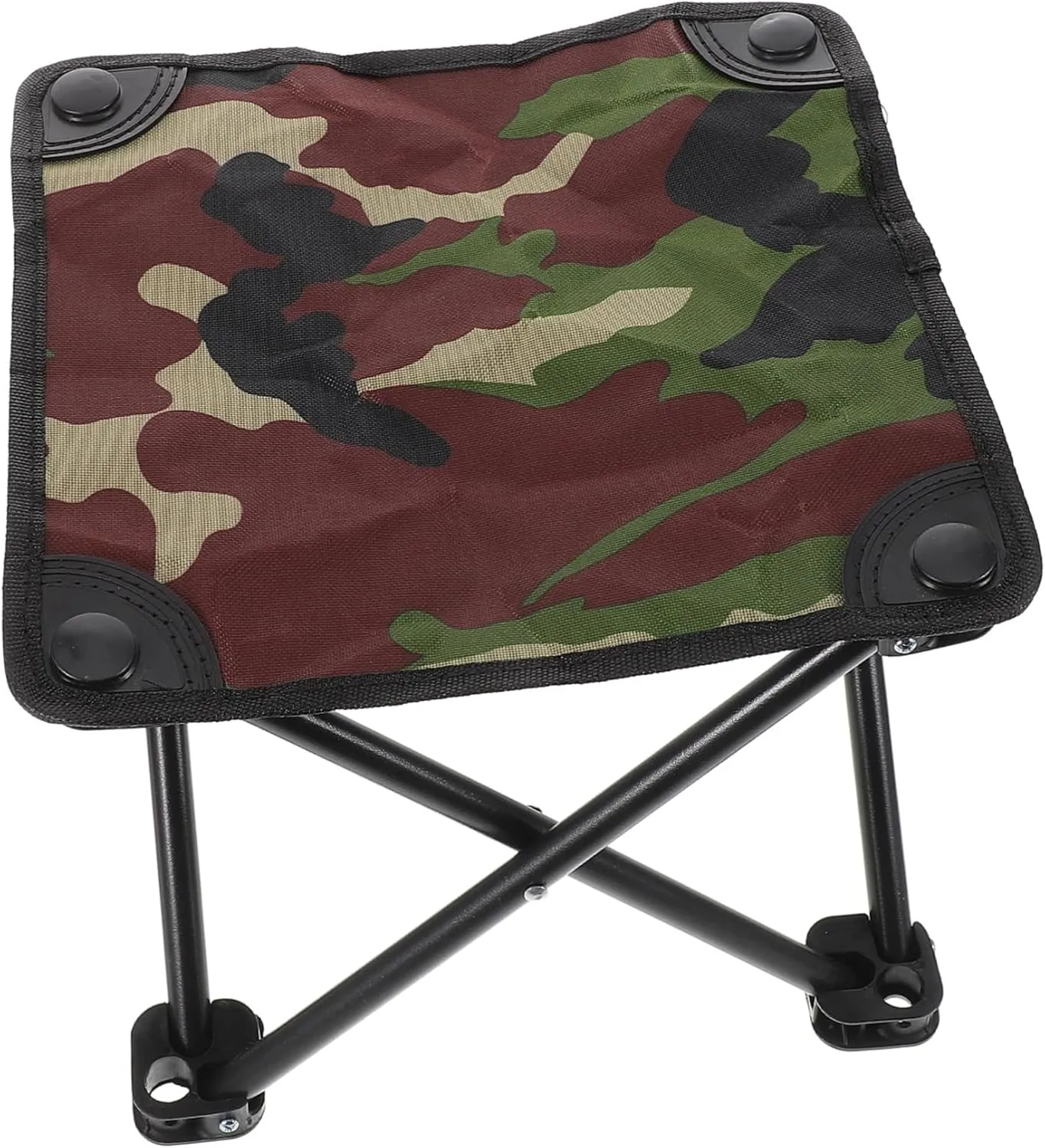 Happyyami Folding Lawn Chairs for Adults Field Stool Camping Stool Pad Robust Small Folding Chairs for Hunting