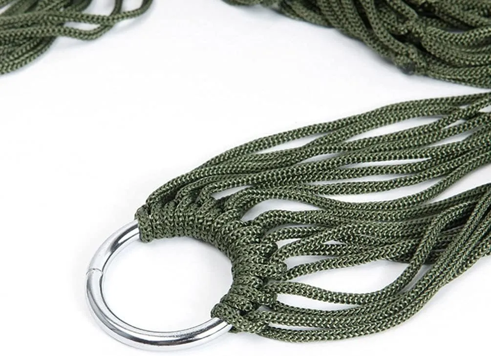 Happyyami Hammack Outdoor Portable Camping Hammock Garden Outdoor Hammock Fasten Straps