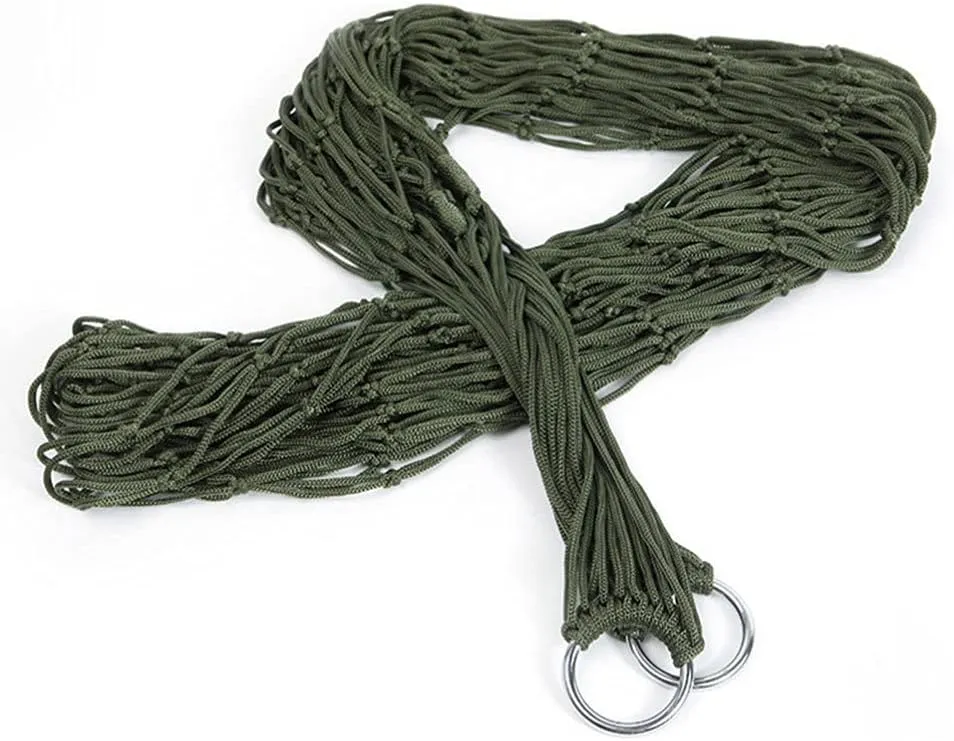 Happyyami Hammack Outdoor Portable Camping Hammock Garden Outdoor Hammock Fasten Straps