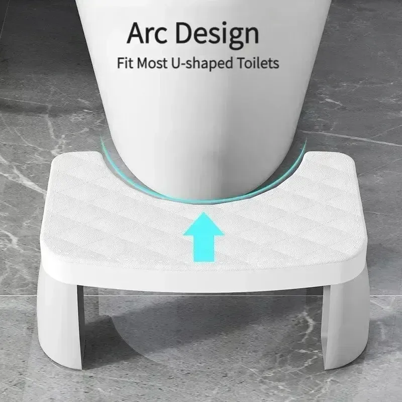 HealthBoost Toilet Aid Stool – Promotes Natural Posture for Strain-free Bathroom Visits