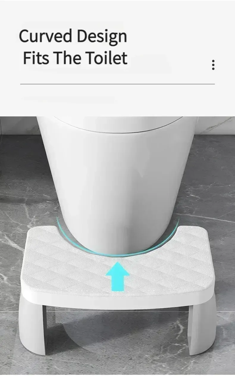 HealthBoost Toilet Aid Stool – Promotes Natural Posture for Strain-free Bathroom Visits