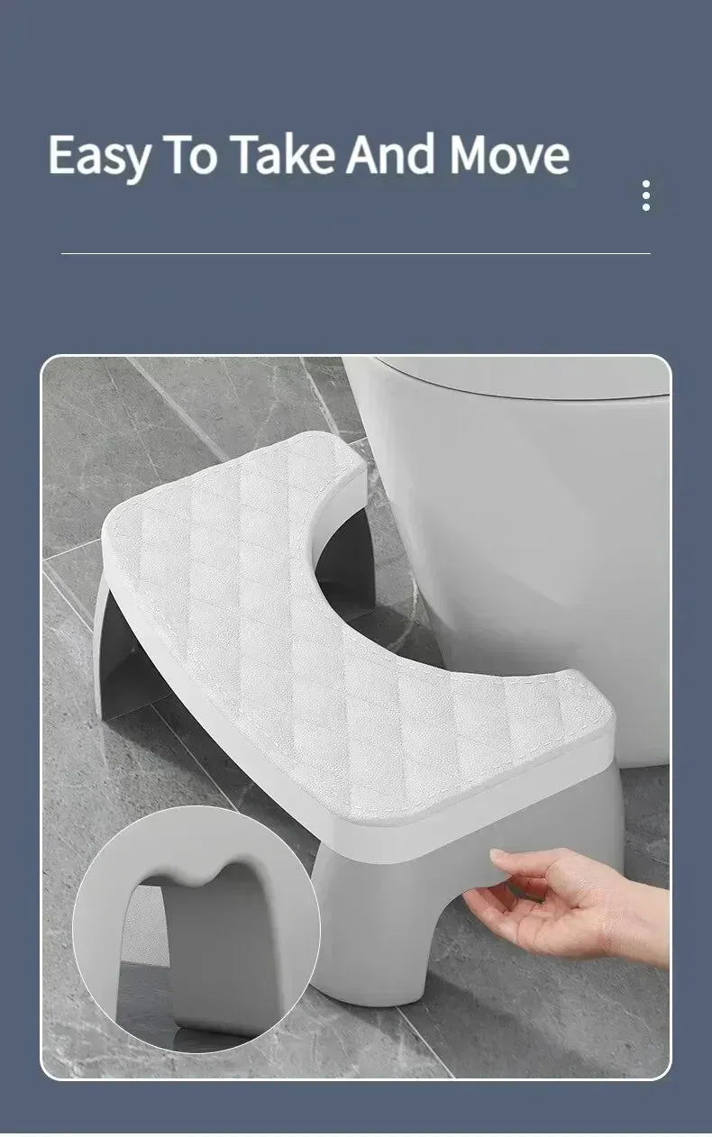HealthBoost Toilet Aid Stool – Promotes Natural Posture for Strain-free Bathroom Visits
