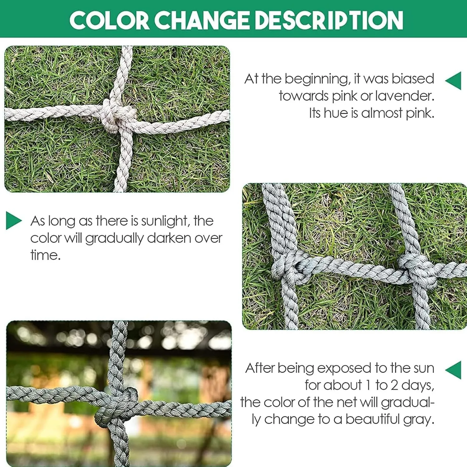 Heavy Duty Climbing Rope Net Safety Anti-Fall Fence Net for Indoor and Outdoor Backyard Nets Cargo Truck Trailer Mesh Hammock & Playground Net,1Mx1M(3.3FTx3.3FT)