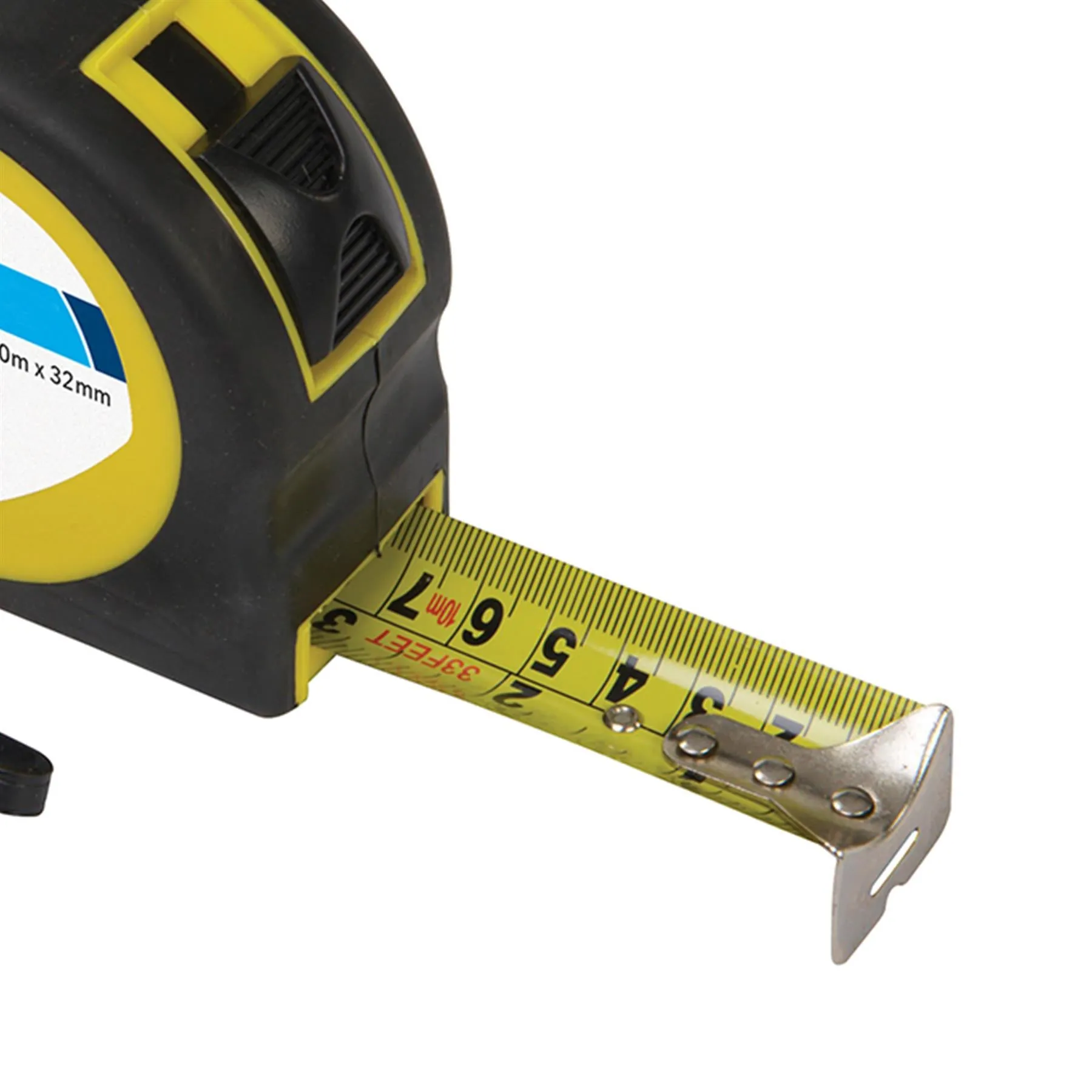Heavy Duty Tape Measure Max Tape 10 Metre X 32mm With Wraparound Reinforcement
