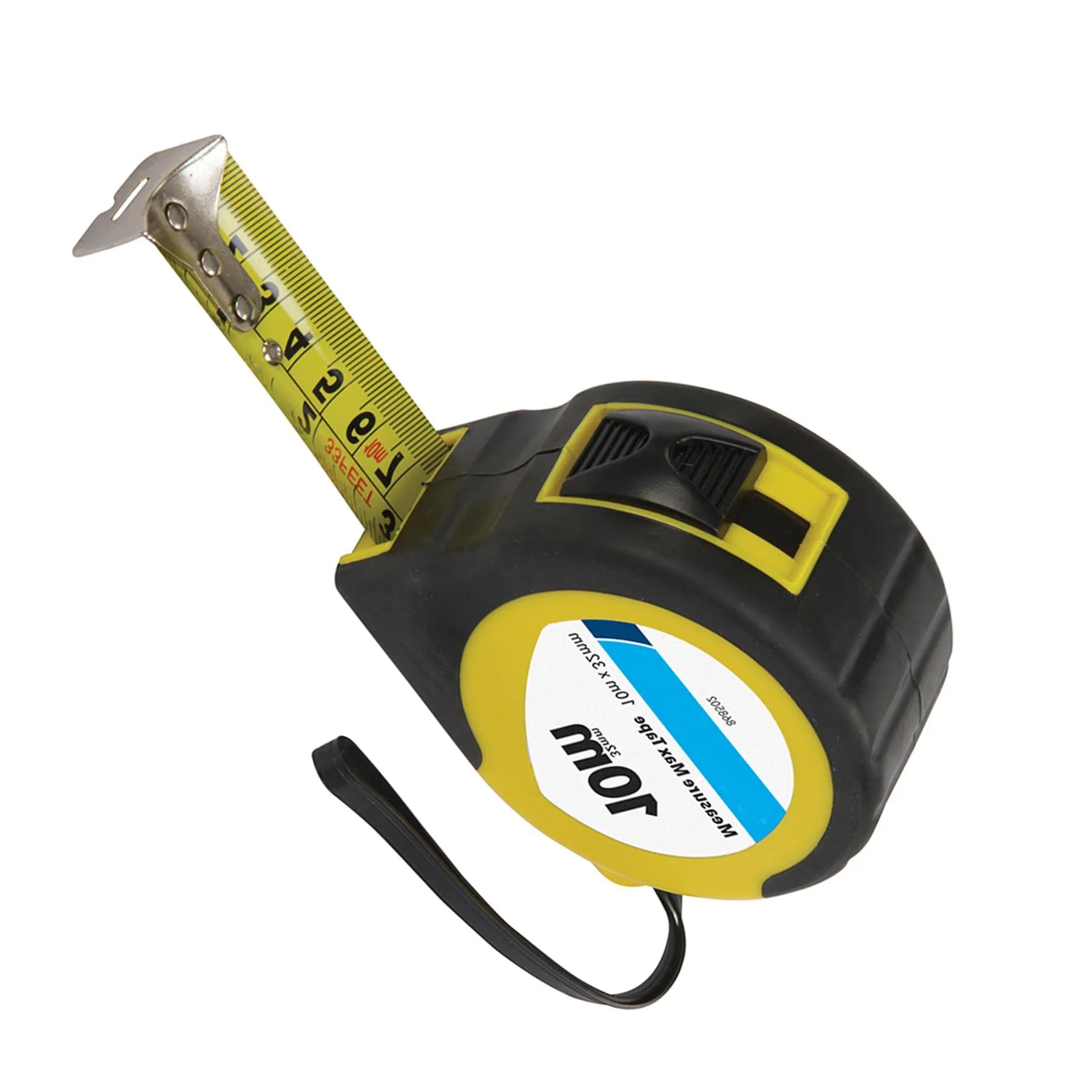 Heavy Duty Tape Measure Max Tape 10 Metre X 32mm With Wraparound Reinforcement