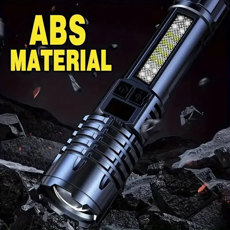 High Lumens Rechargeable LED Flashlights with Built In Battery