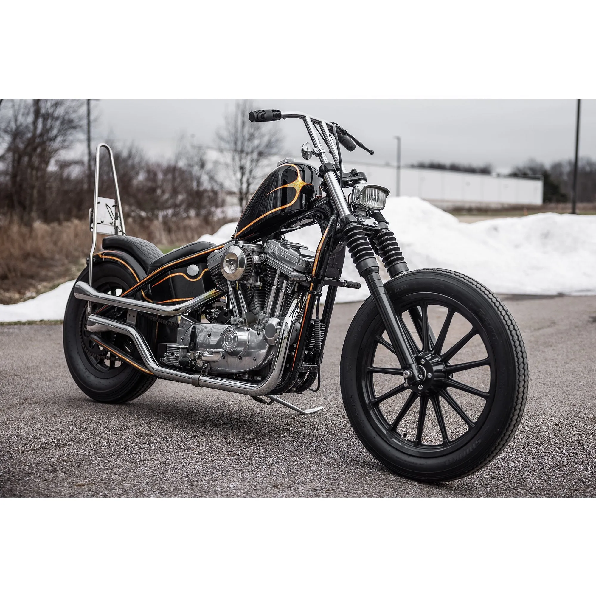 Highway Pegs - Harley-Davidson Sporsters - Black Powdercoat