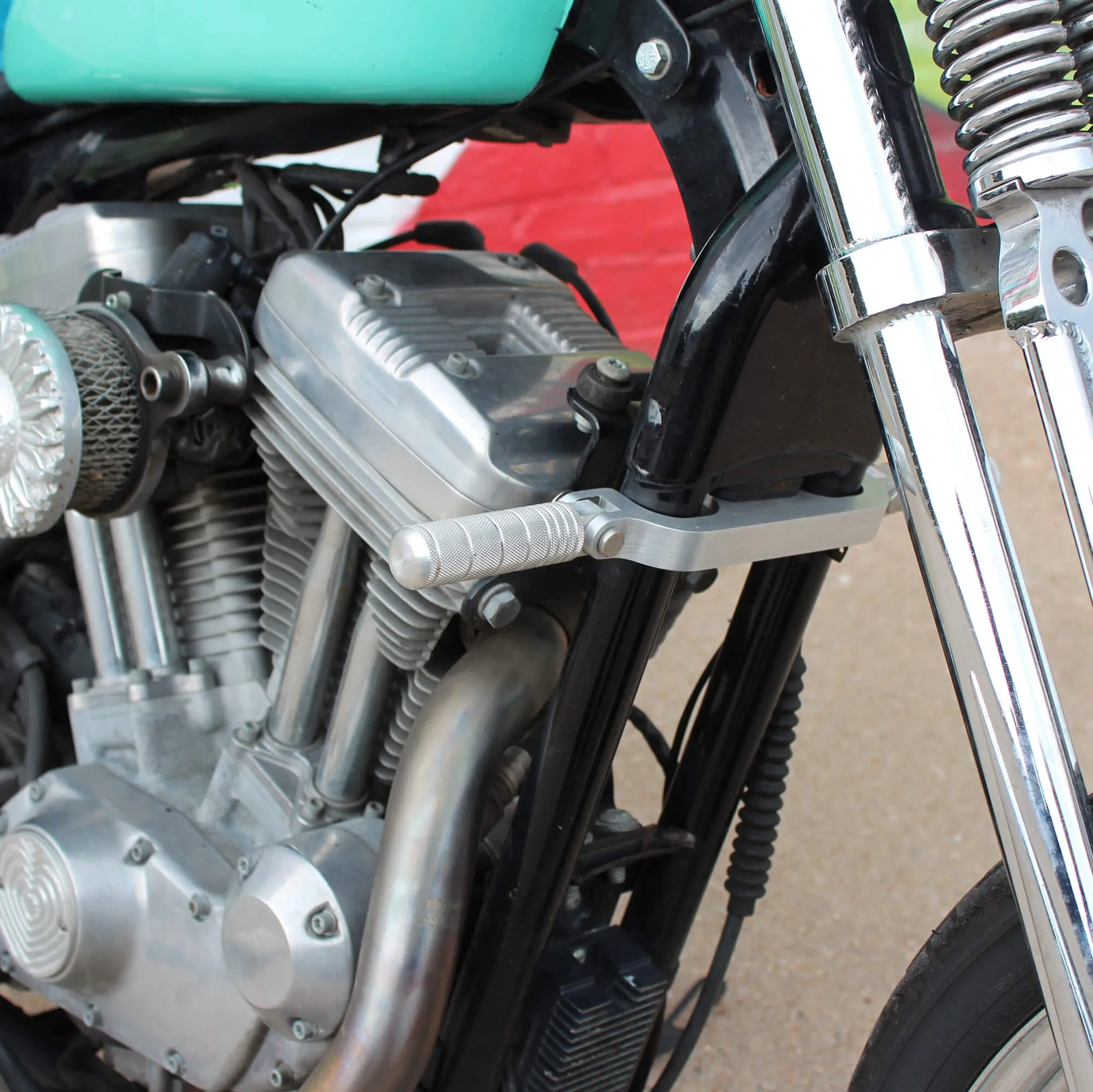Highway Pegs - Harley-Davidson Sporsters - Raw Aluminum