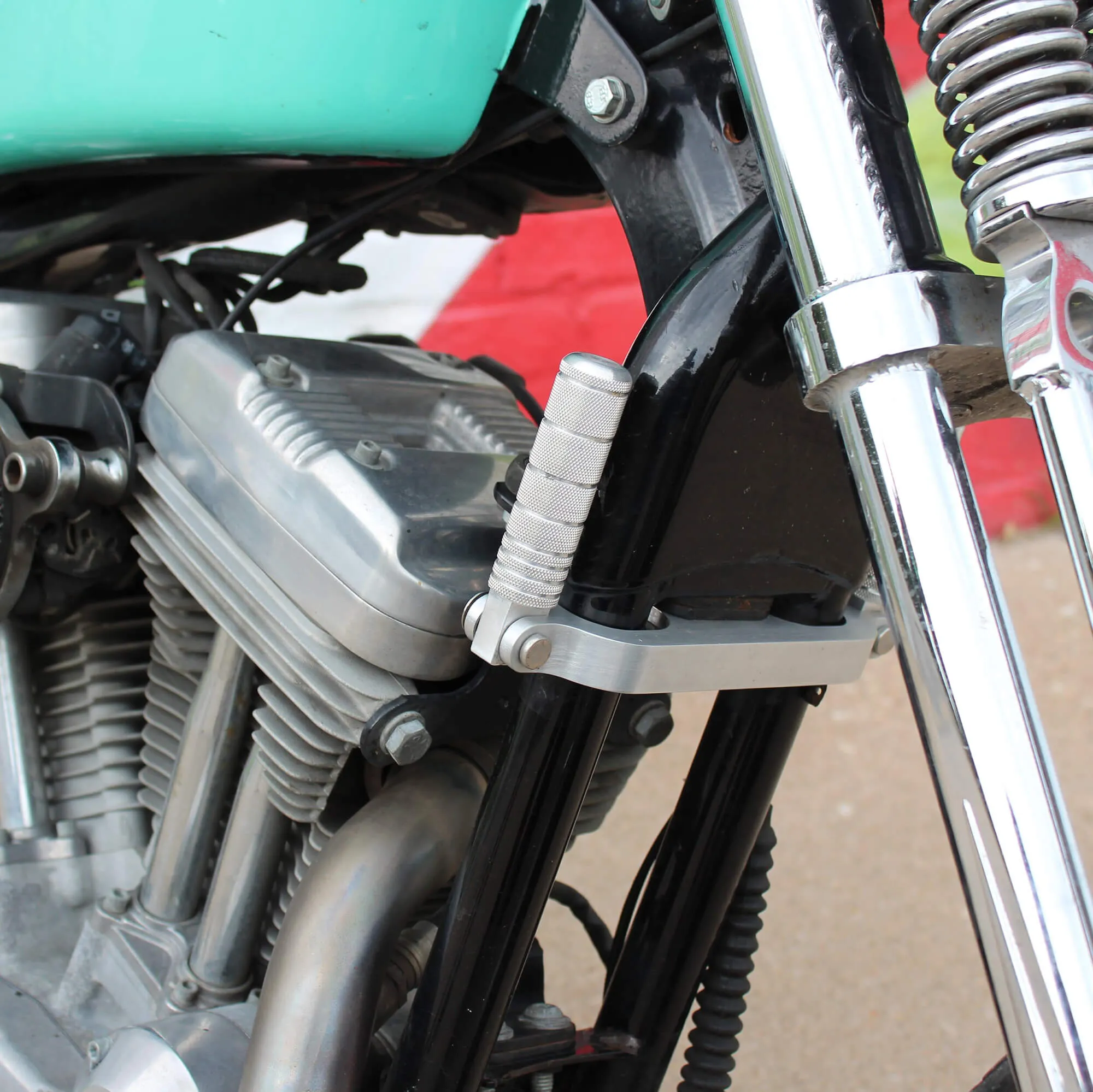 Highway Pegs - Harley-Davidson Sporsters - Raw Aluminum