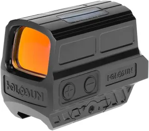 Holosun HS512C Multi-Reticle Circle Dot Enclosed Reflex Sight w/Solar Failsafe and Shake Awake, Designed for Rifle and Carbine, 2 MOA Dot