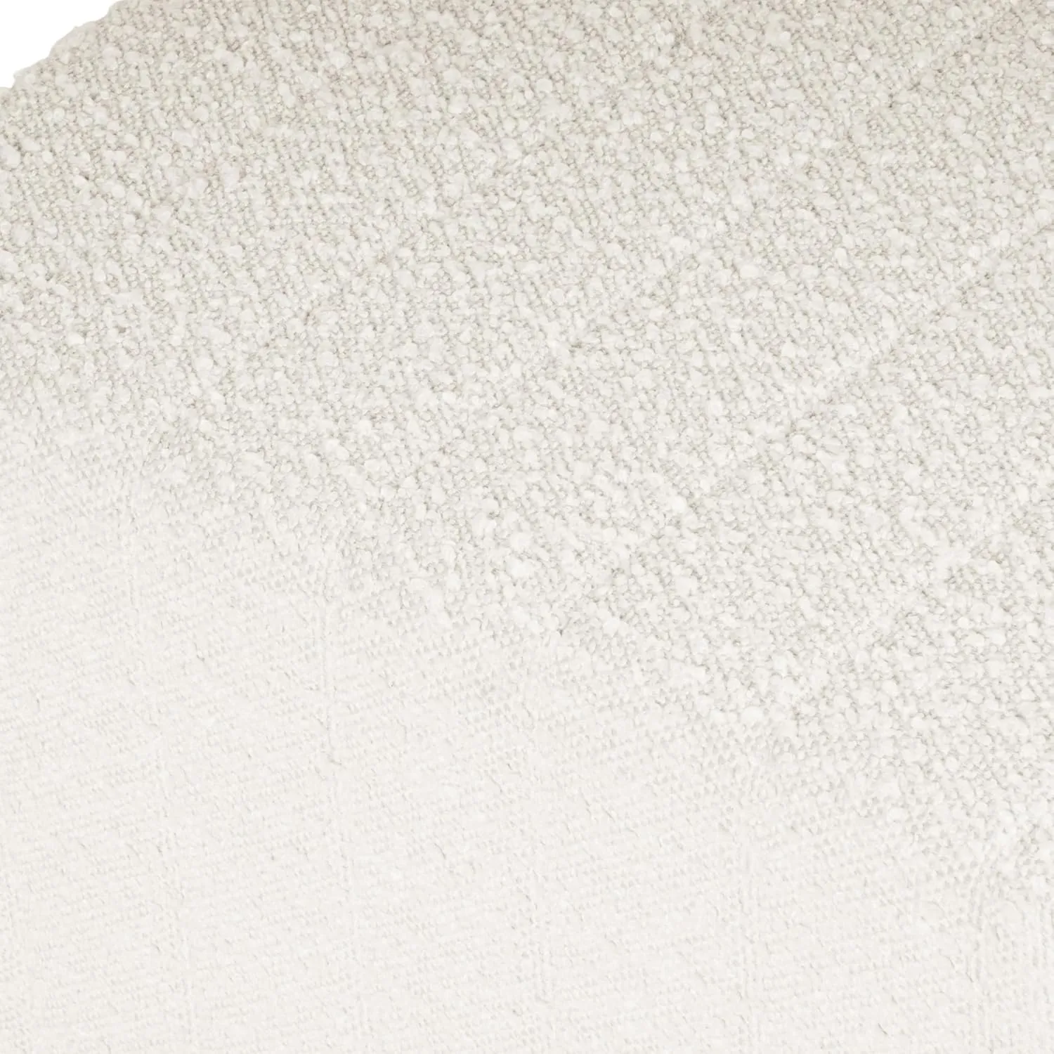 HomePop Modern Channel Tufted Ottoman Home Décor|Ottoman for Living Room & Bedroom - Cream Boucle