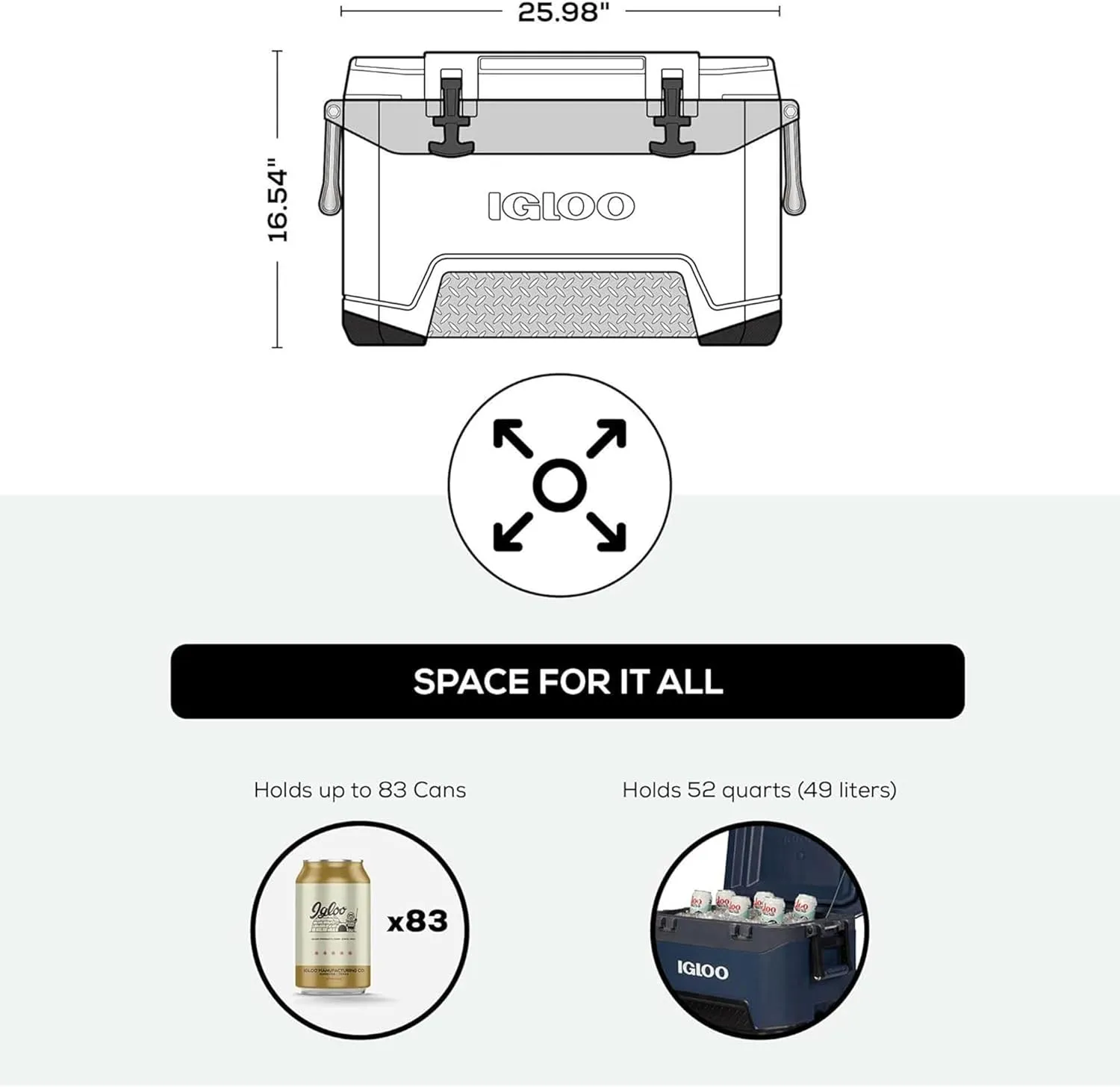 Igloo BMX Hard Coolers (25-72QT)