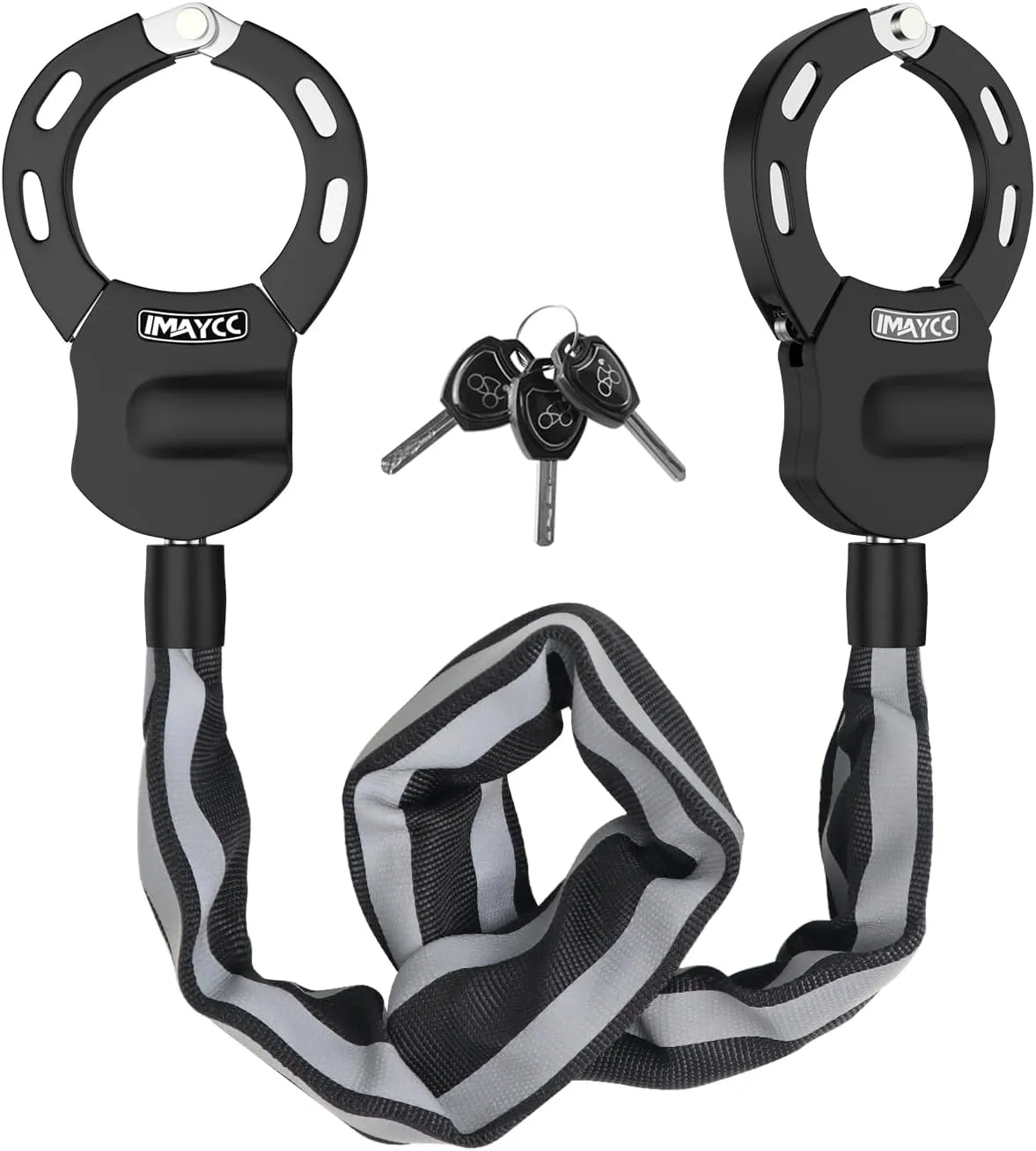 IMAYCC Mini Scooter Lock, Electric Scooter Locks Anti Theft, Portability Lock for E Scooter, Bike Locks Heavy Duty, Security Chain Lock for Segway Ninebot Xiaomi NIU and Other Scooter Lock
