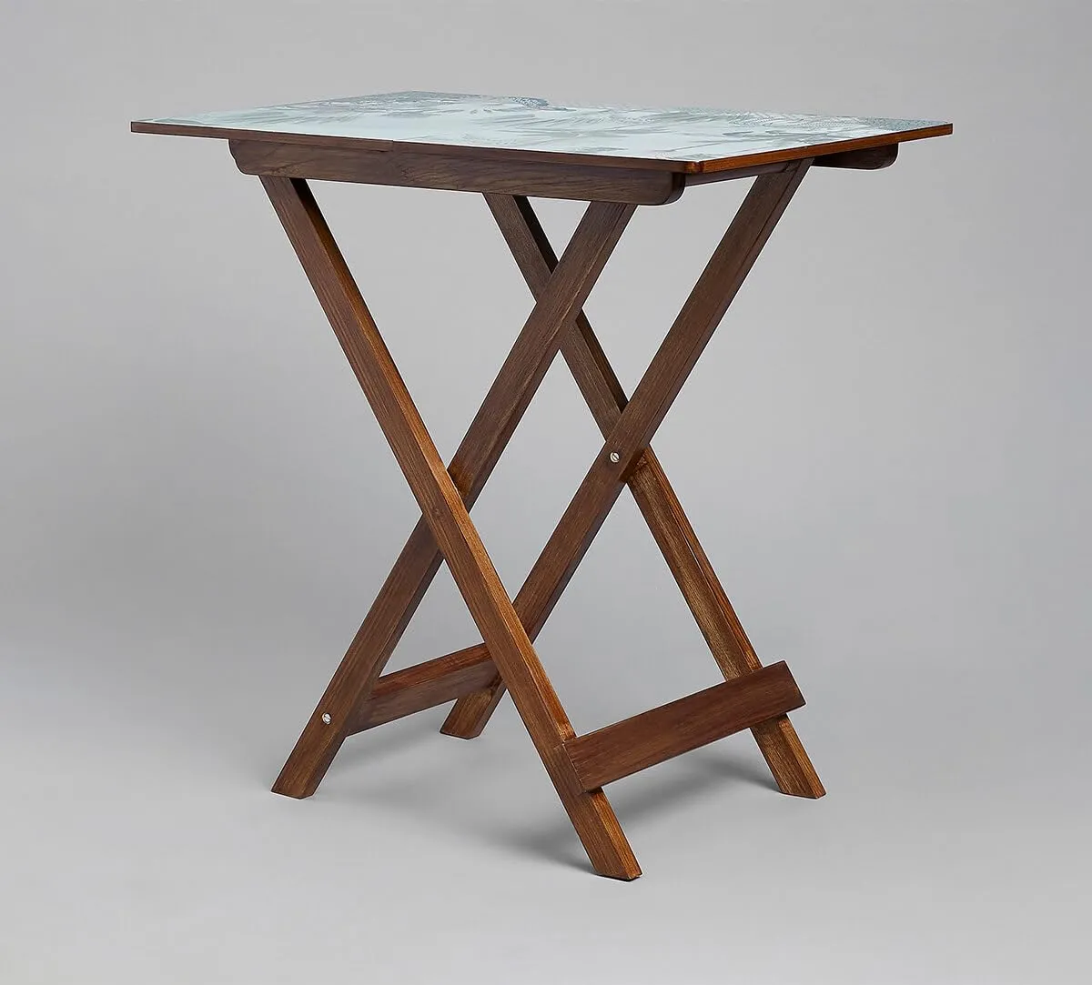 India Circus by Krsnaa Mehta Animalia Creations Wooden Stool End Table for Living Room, Bedroom,Small Space Furniture | Multi-Purpose Nightstand Coffee Folding Portable Sofa Bed Side Table