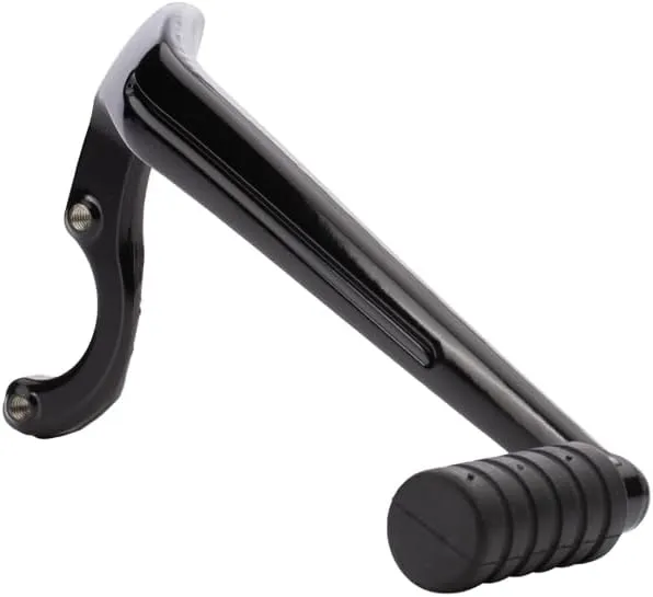 Indian Motorcycle Pinnacle Heel Shifter Lever With Shift Peg for Specific Challenger, Chieftain, Pursuit, Roadmaster, Springfield, Chief Models and More, Gloss Black, for Comfort, Qty 1-2880103-463