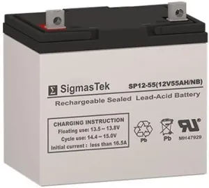 Invacare TDX-SP Battery Replacement by SigmasTek - 12V 55AH