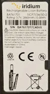 Iridium 9575A Bearcat Battery BAT61701 original OEM Iridium