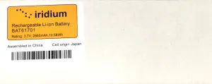 Iridium 9575A Bearcat Battery BAT61701 original OEM Iridium