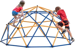 JAXPETY Climbing Dome for Kids 8-12, 10 FT Outdoor Jungle Gym for Kids Ages 4-8, Climbing Toys Play Equipment Backyard, Durable Play Structure 500 Lbs. Capacity