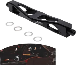 JFG RACING Pegs Support Brace for Surron Light Bee,Bridge Design CNC 7075 Aluminum Peg Brackets for Dirt Bike Sur Ron Light Bee X and S/X160/X260-Black