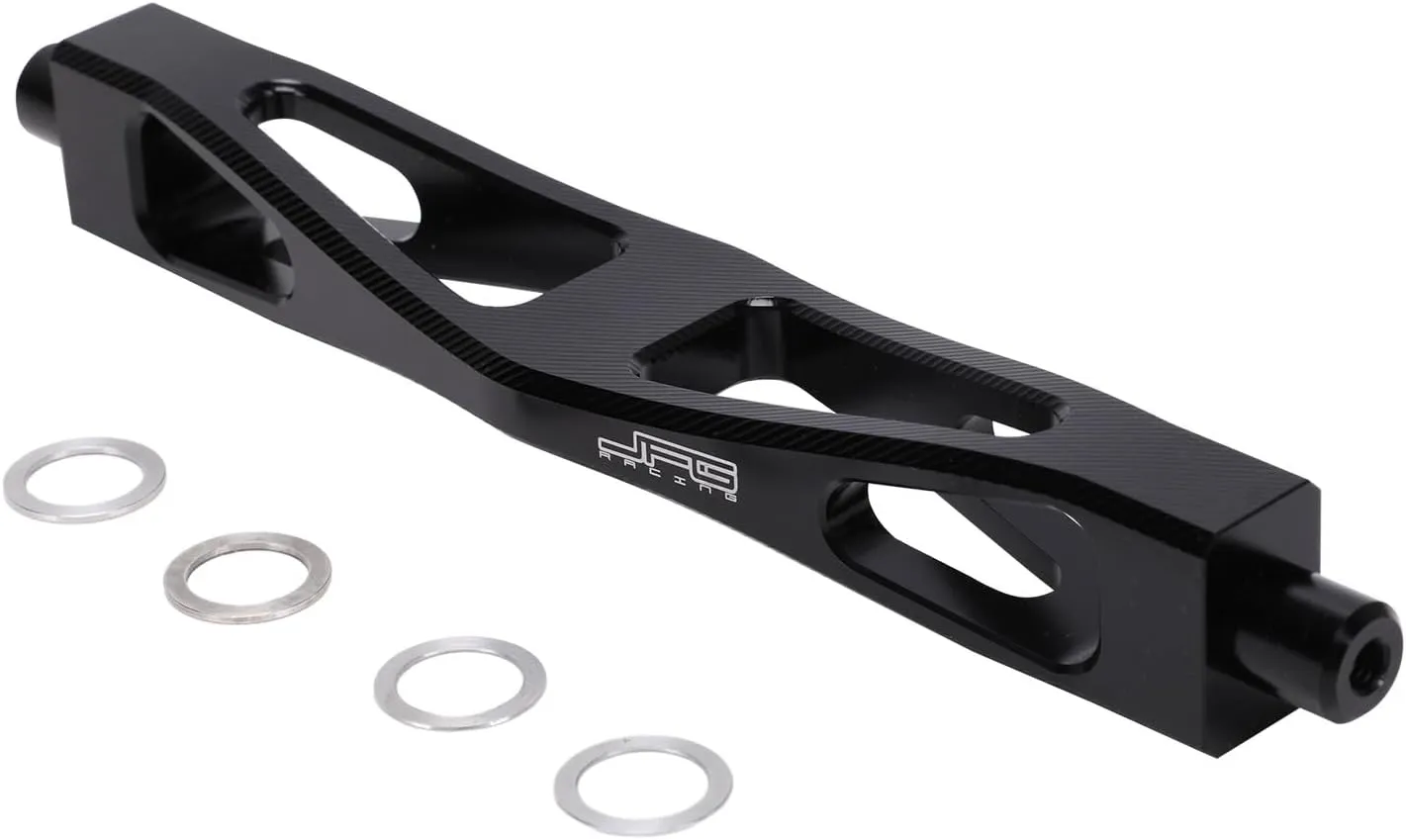 JFG RACING Pegs Support Brace for Surron Light Bee,Bridge Design CNC 7075 Aluminum Peg Brackets for Dirt Bike Sur Ron Light Bee X and S/X160/X260-Black