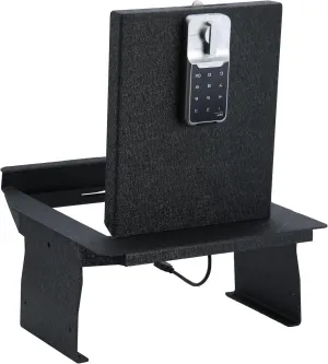 JIKE Center Console Gun Safe - Console Gun Vault Compatible with Ford F-150 2021-2024 (Not for 2025), Ford F-150 Lightning 2021-2024, Electronic Keypad Lock.