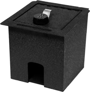 JIKE Center Console Gun Safe - Console Gun Vault Compatible with Toyota Tacoma 2016-2023, 4 Digit Lock.