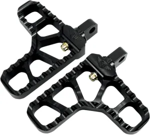 Joker Machine Black Anodized Adjustable Heel Footpegs 08-62-1B