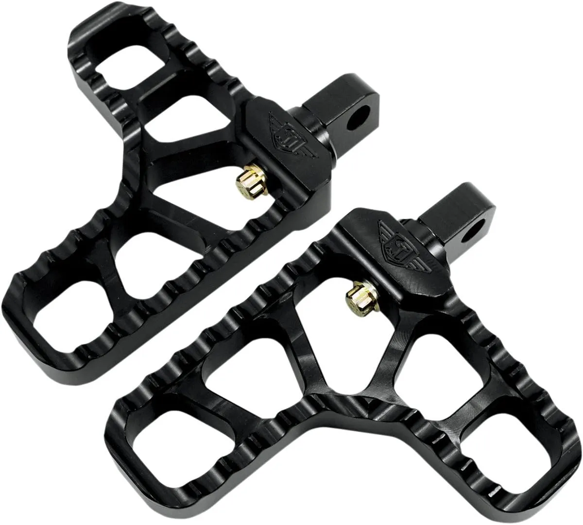 Joker Machine Black Anodized Adjustable Heel Footpegs 08-62-1B