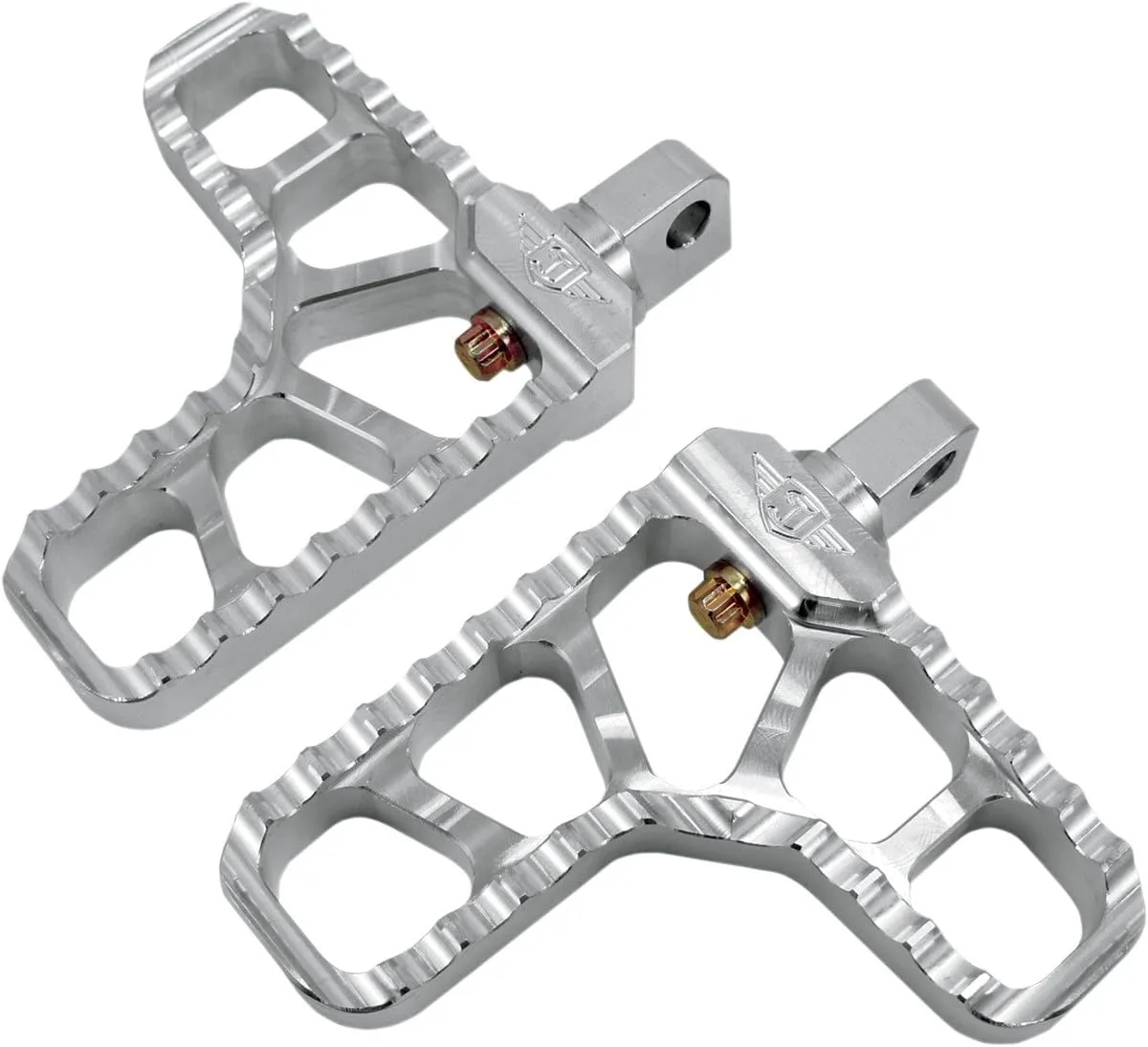 Joker Machine Clear Anodized Adjustable Heel Footpegs 08-62-1