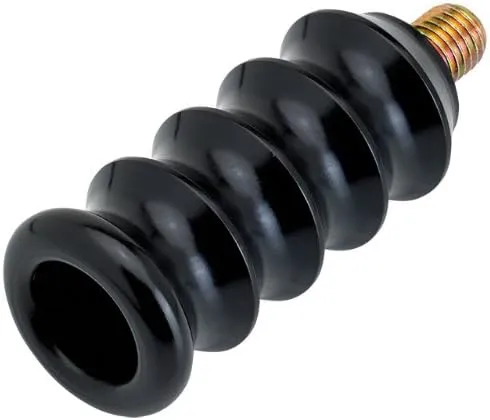 Joker Machine Ribbed Shift Peg Triumph Black 08-63-2B