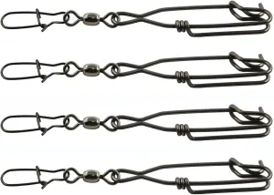 JSHANMEI Longline Fishing Snap Clips High Strength Stainless Steel Floatline Tuna Clips Branch Hangers with Duo Lock Snap Swivels Saltwater Fishing Long Line Clips Longline Decoys