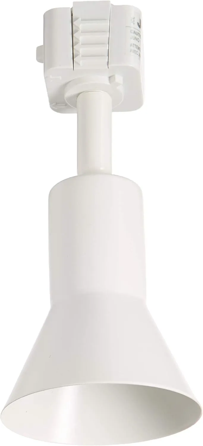 Juno Lighting R715 WH Contemporary Trac-Lites Flared Track Head, White