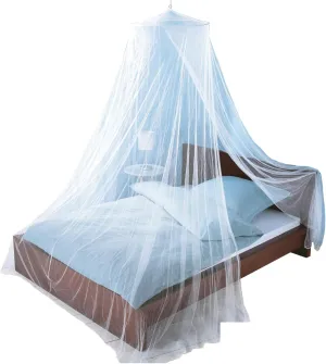 Just Relax Decorative Elegant Bed Net Canopy Set Including Full Hanging Kit, Ideal for Indoors or Outdoors, Intended for a for Covering Beds, Cribs, Hammocks (White, Queen/King)
