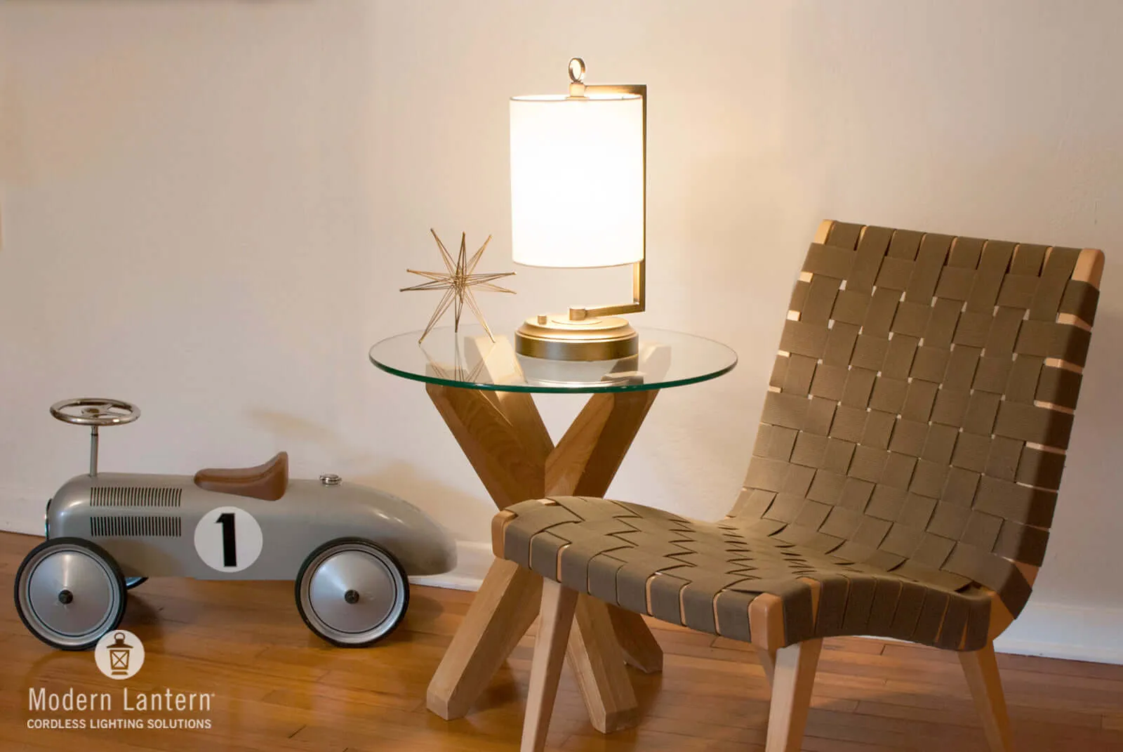 Jynn Cordless Lamp - Dark Antique Brass