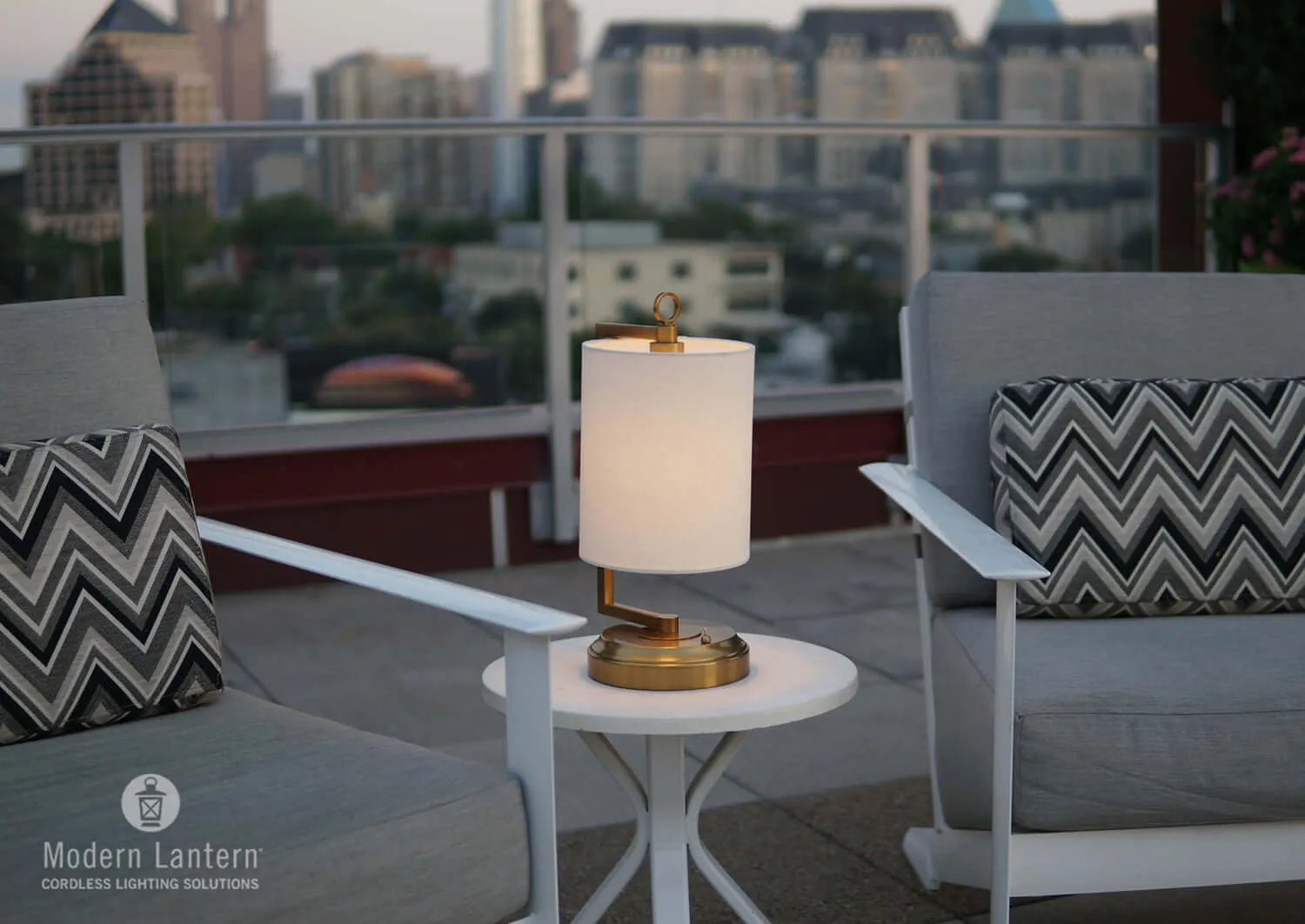 Jynn Cordless Lamp - Dark Antique Brass