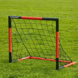 KAIHAOWIN Soccer Goal 3'x2.5'|6'x4'|8'x6'|10'x6.6'-Steel Frame Goal Post All Weather Soccer Net-Quick Assembly Training Sports Soccer Goals for Backyard Indoor Outdoor-Heavy Duty Metal Soccer Goals