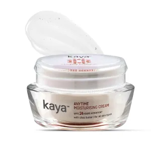 K.aya Anytime Moisturizing Cream | 24-Hour Moisture Lock | Shea & Kokum Butter, Pro-Vitamin B5 | Dermatologist-Developed with Expertise 50 ml.