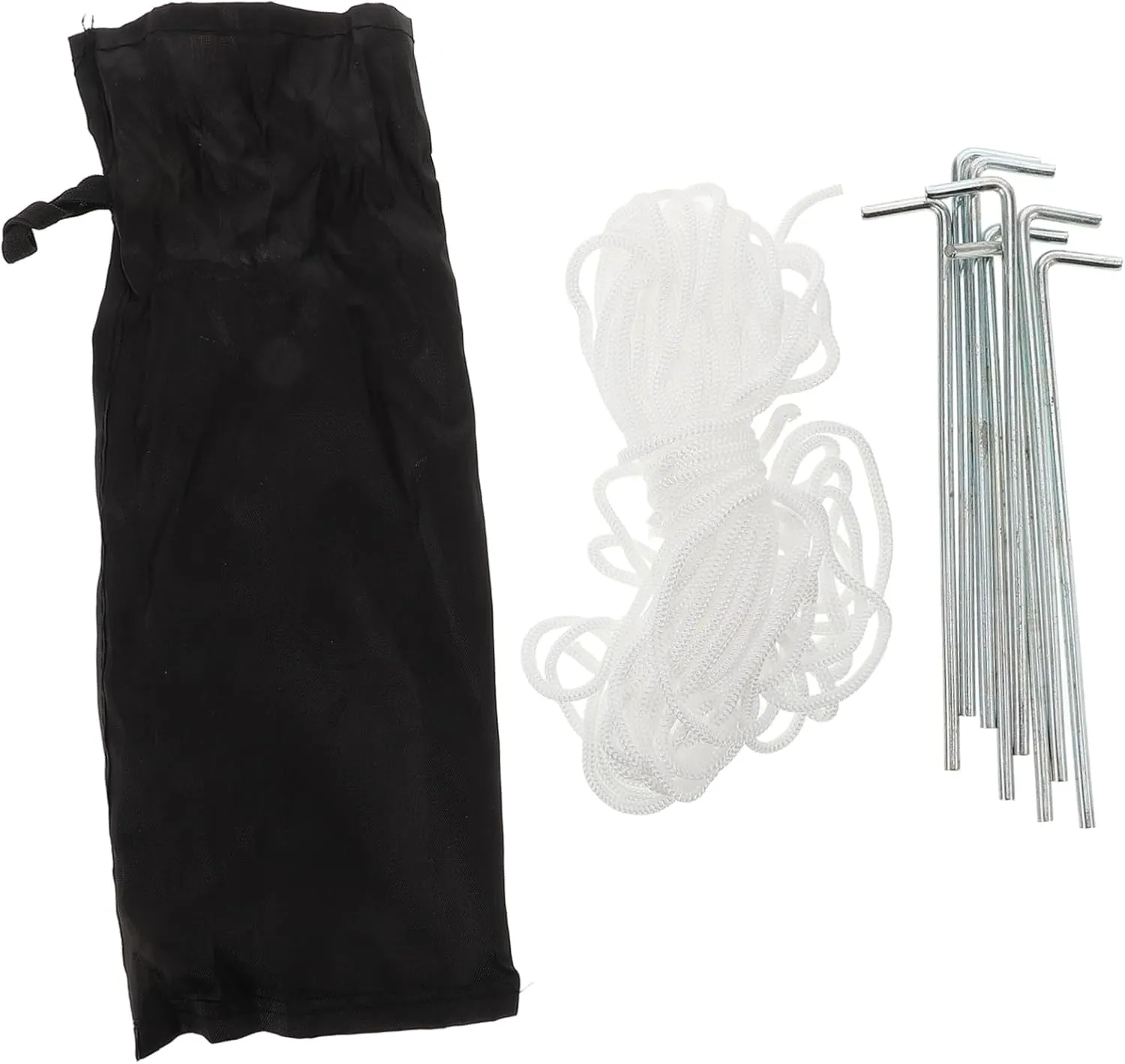 KESYOO Enhanced Stability Camping Peg Kit 7-Piece Metal Tent Stakes Ground Anchors Versatile for Tents Tarps Hammocks Easy to Carry