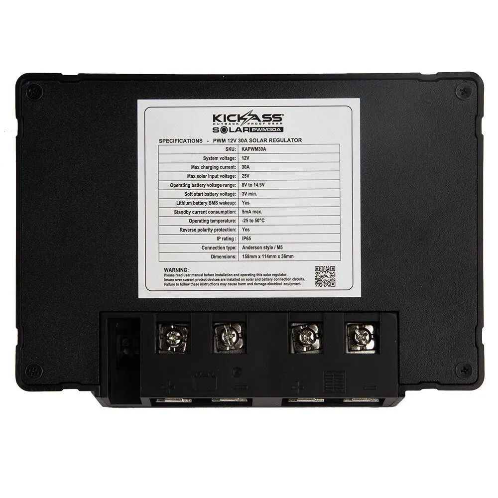 KickAss 30A PWM Solar Regulator