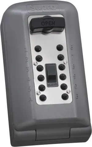 Kidde AccessPoint 002048 KeySafe Professional Security Key Box, with Alarm Sensor, Gray