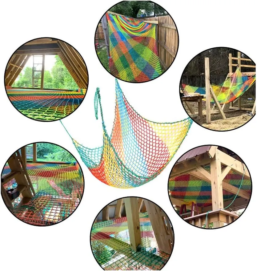 Kids Playground net Polyester Double Layers Playground Net Kids Net for Climbing Kids Outdoor Treehouse net Football net