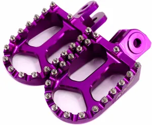 KKE Foot Pegs For Surron Light Bee X/Segway X160/260/Warp 9 E-Bike Footrests Pedal Pads Purple