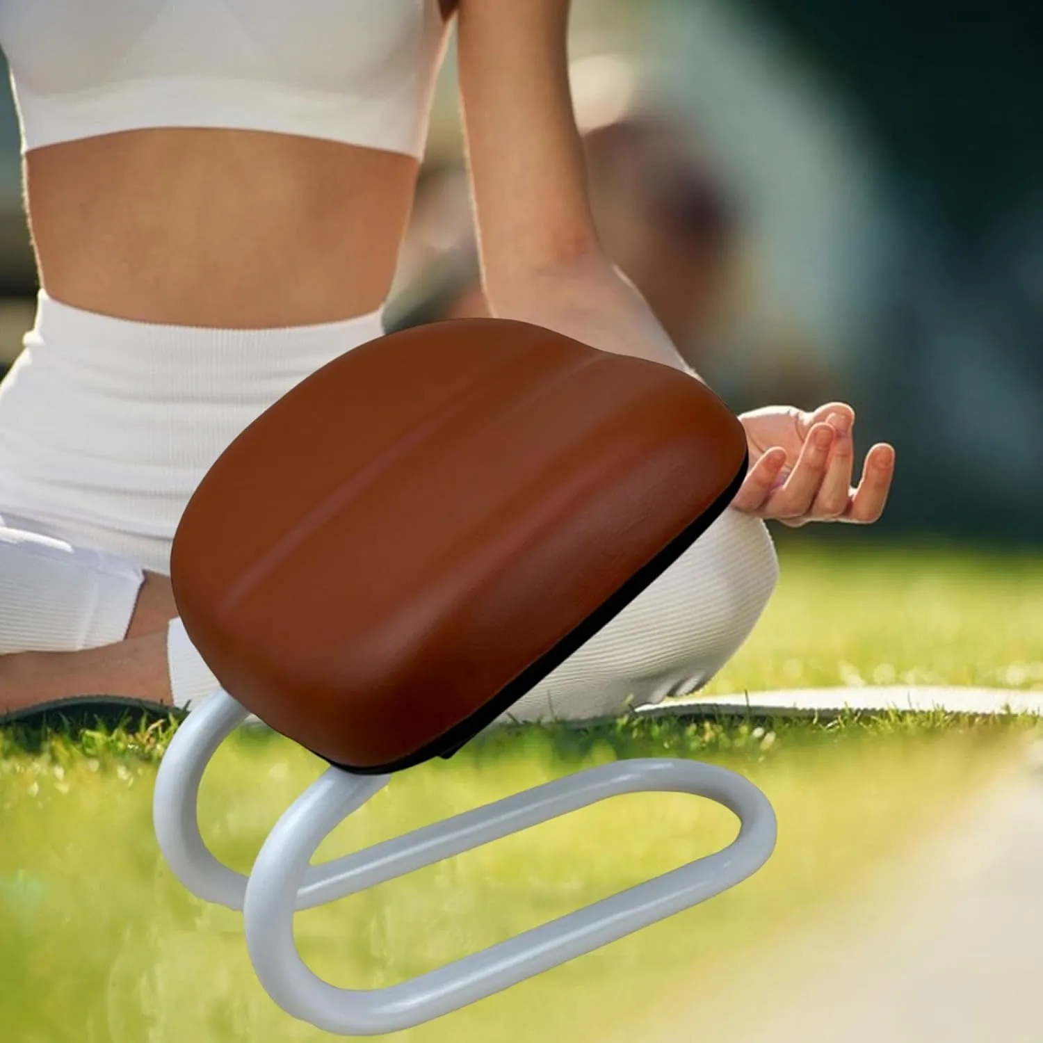 Kneeling Meditation Stool, Prayer Bench Adjustable Height, Portable Meditation Bench, for Studio Praying Prayer